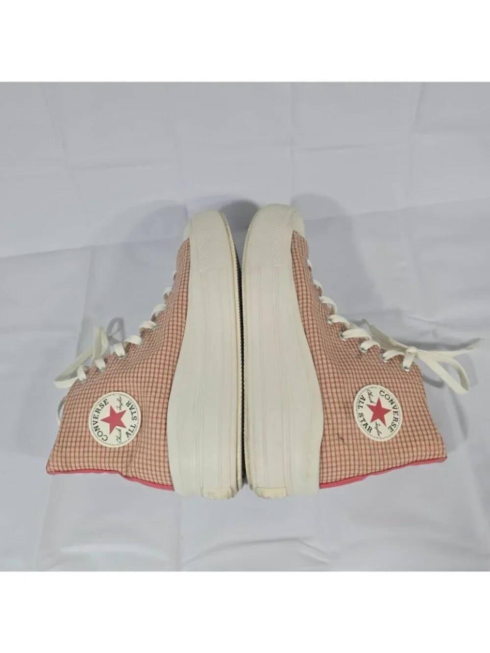 Converse Chuck Taylor All Star Move Platform Hi Sneakers Womens 10.5 Rhubarb Pie